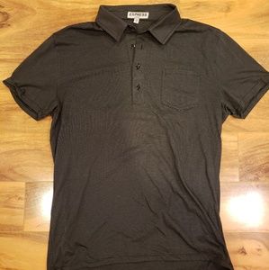 Express Black and Grey short sleeve Polo